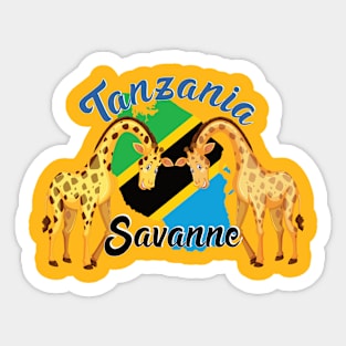 Tanzania Design for Children Sticker